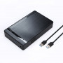 Зовнішній карман ShuoLe HDD 3.5" / 2.5" SATA USB 3.0 - USB бокс для жорсткого диска з блоком живлення Чорний корпус (CN500058-U35A30)