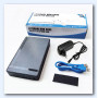 Зовнішній карман ShuoLe HDD 3.5" / 2.5" SATA USB 3.0 - USB бокс для жорсткого диска з блоком живлення Чорний корпус (CN500058-U35A30)