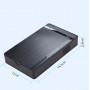 Зовнішній карман ShuoLe HDD 3.5" / 2.5" SATA USB 3.0 - USB бокс для жорсткого диска з блоком живлення Чорний корпус (CN500058-U35A30)