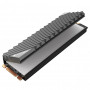 Радіатор охолодження Jonsbo M.2 2280 для SSD NVMe тепловідвід з алюмінієвого сплаву з тепловою прокладкою Сірого кольору (CN160019-J2280B)