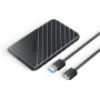 Зовнішній карман Orico 25PW1 USB 3.0 SATA HDD/SSD 2,5'' Чорний (М160073)